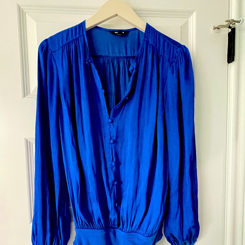 Express Royal Blue Bodysuit